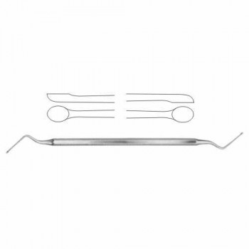 Hemingway Bone Curette Fig. 3 Stainless Steel, 17 cm - 6 3/4"